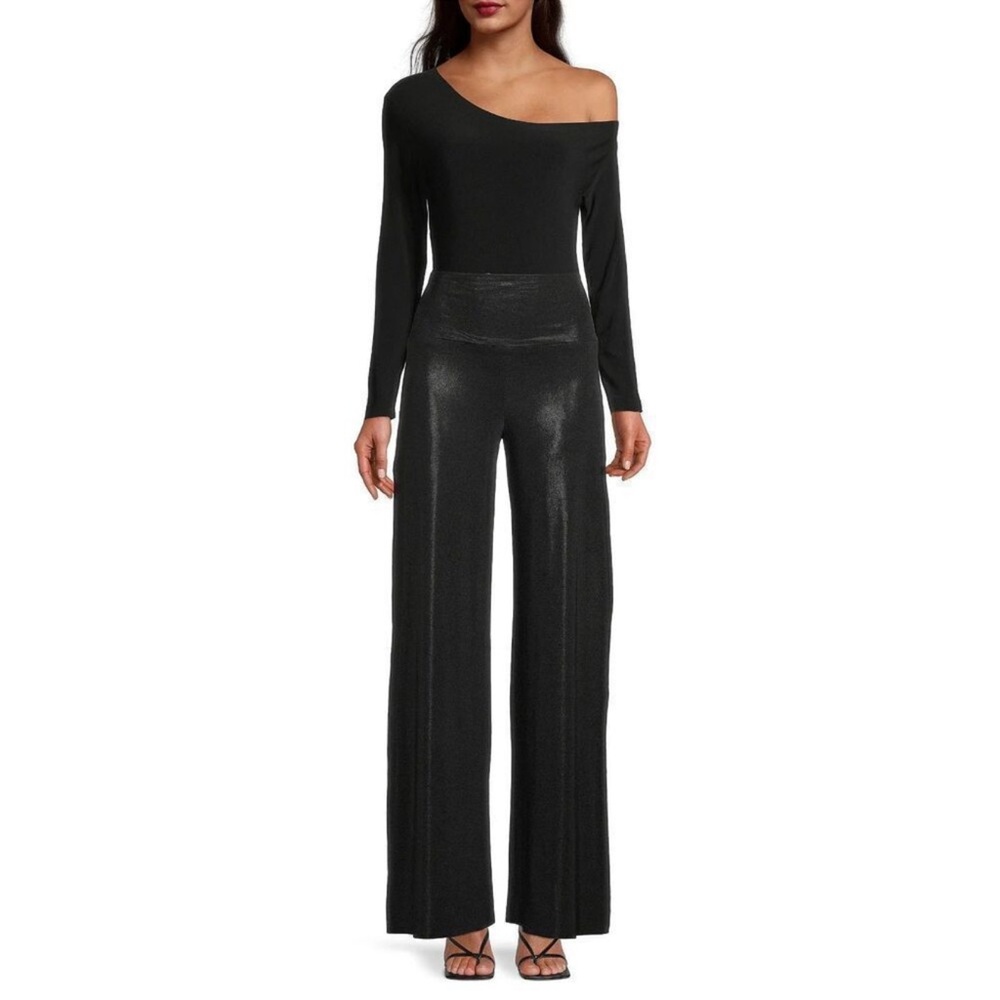 Norma Kamali Black Wide-Leg Jumpsuit